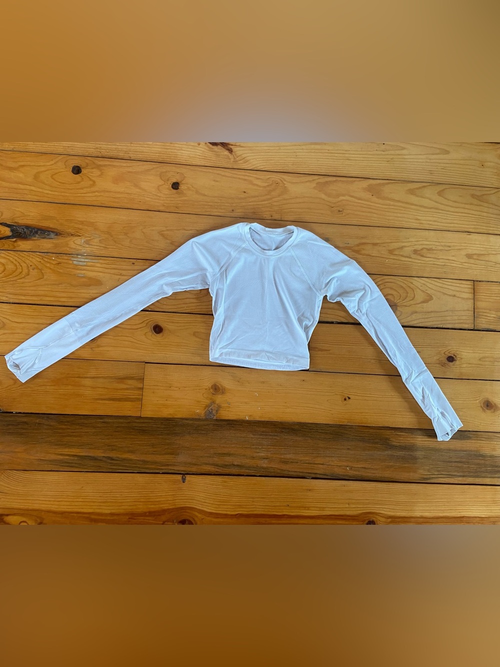 Lululemon Swiftly Tech Cropped Long Sleeve Top, Size 2, Good Used Condition